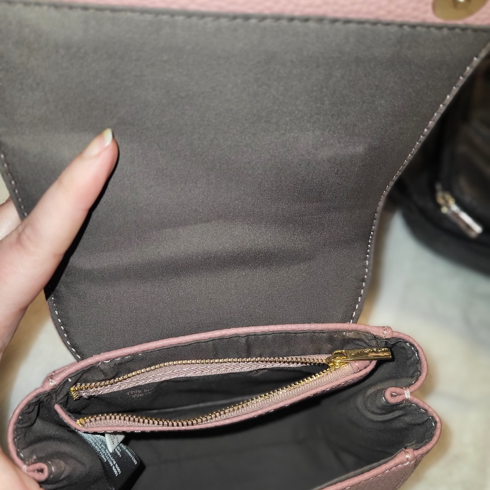 Matt & Nat Pink Textured Mini Bag - Picture 5 of 5